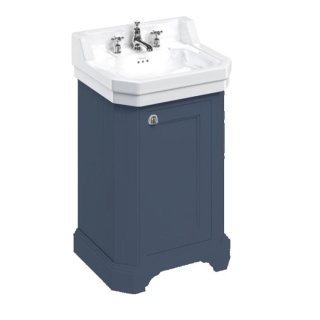 Burlington Edwardian Cloakroom Vanity Unit, 56cm with Basin